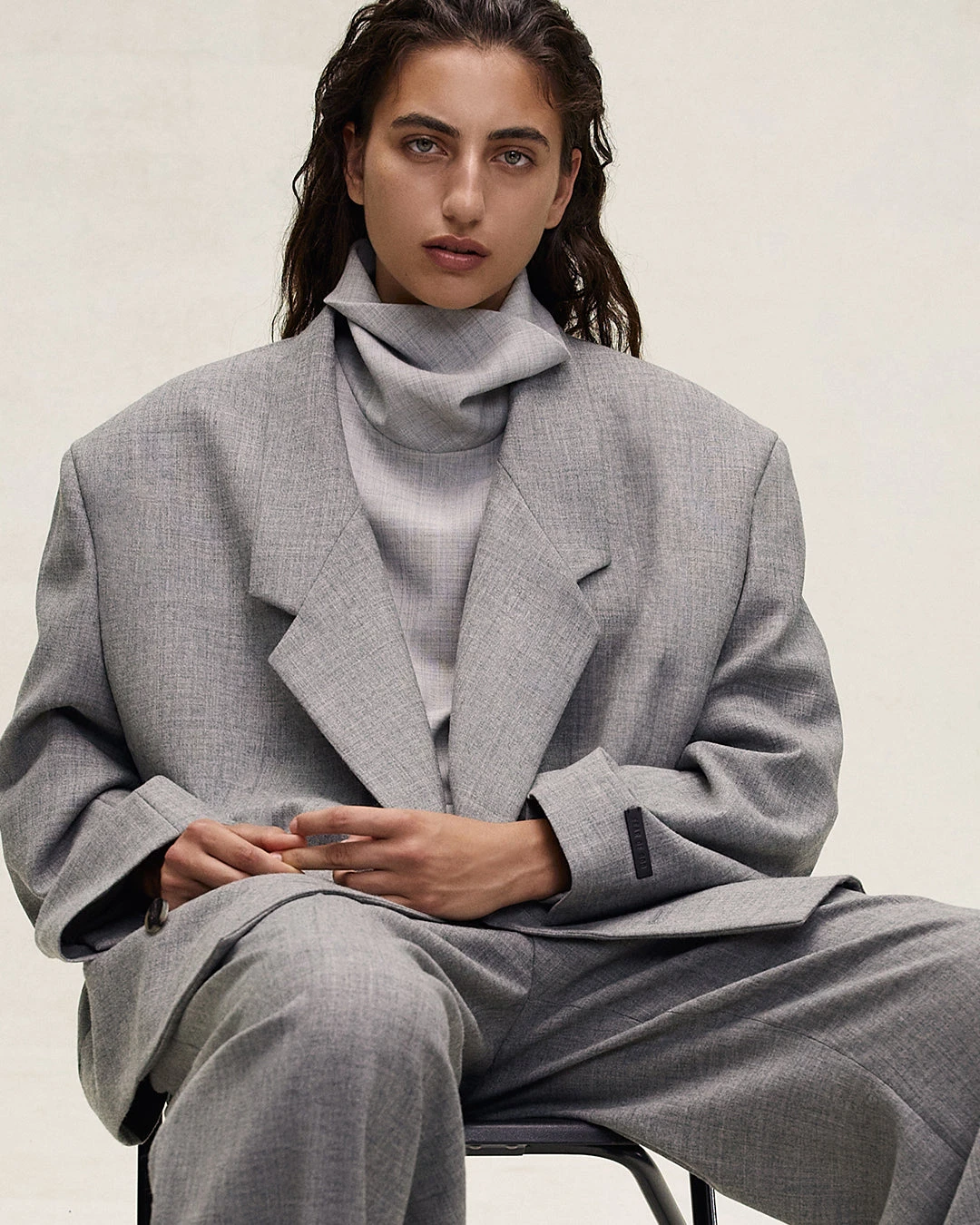 Fear Of God Wool Canvas Cropped Relaxed Blazer 3 Fear Of God Wool Canvas Cropped Relaxed Blazer