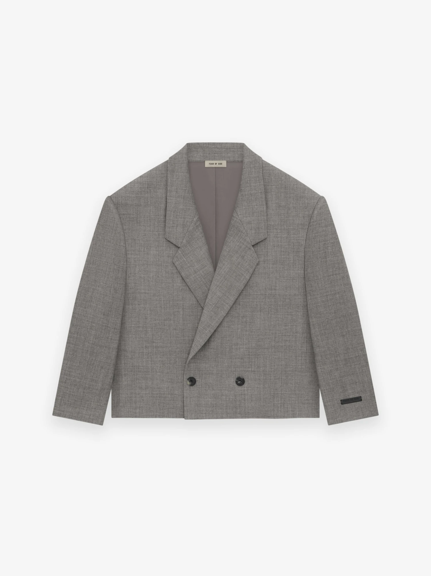 Fear Of God Wool Canvas Cropped Relaxed Blazer 4 Fear Of God Wool Canvas Cropped Relaxed Blazer - Image 2