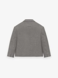 Fear Of God Wool Canvas Cropped Relaxed Blazer 9 Fear Of God Wool Canvas Cropped Relaxed Blazer -Fearless Fashion House WOOLCANVASCROPPEDBLAZER FG24FW60 682WCA 064 DARKHEATHERGREY WOOLCANVAS 2