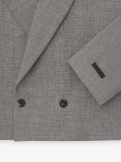 Fear Of God Wool Canvas Cropped Relaxed Blazer 10 Fear Of God Wool Canvas Cropped Relaxed Blazer -Fearless Fashion House WOOLCANVASCROPPEDBLAZER FG24FW60 682WCA 064 DARKHEATHERGREY WOOLCANVAS 3