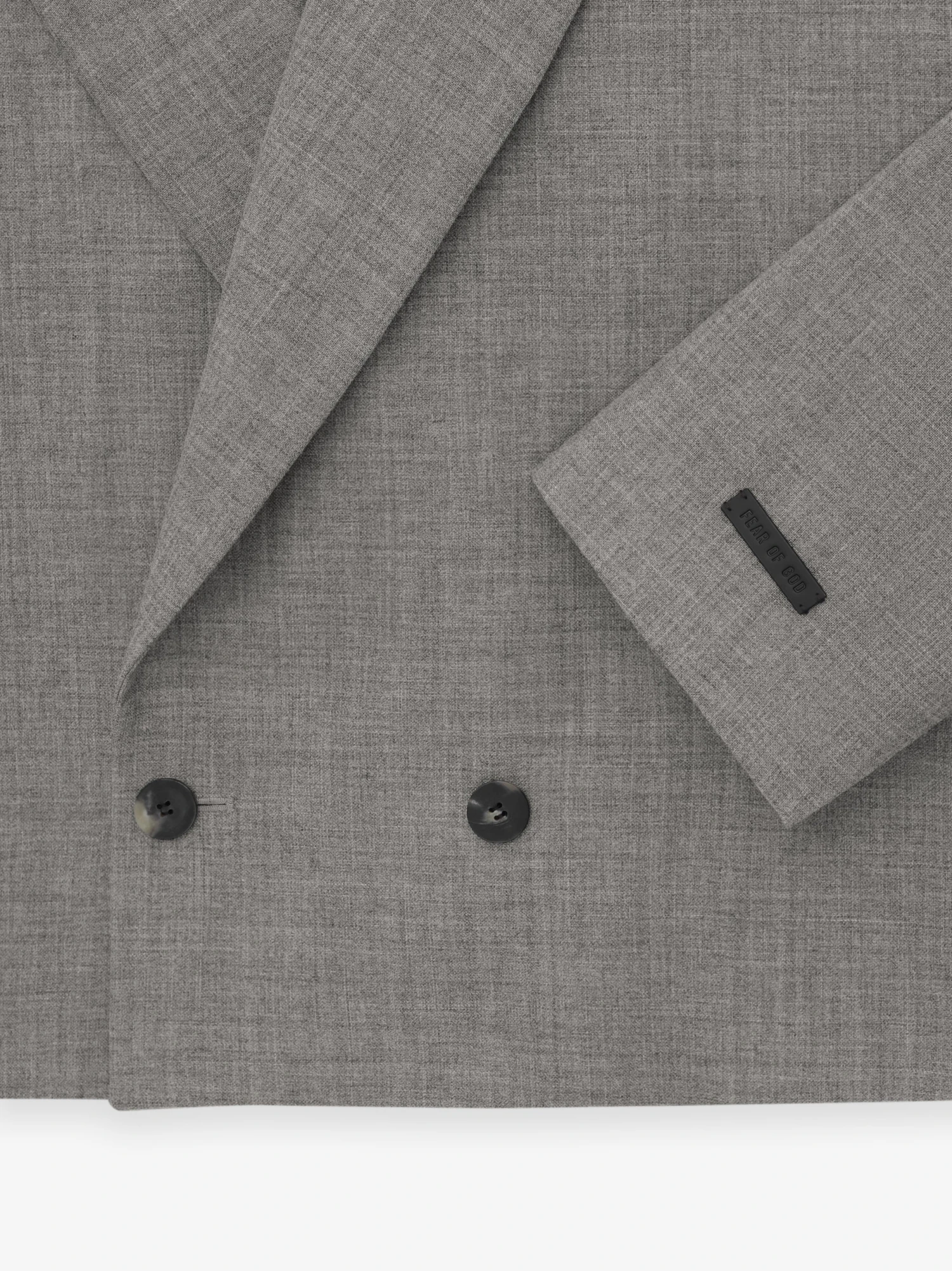 Fear Of God Wool Canvas Cropped Relaxed Blazer 6 Fear Of God Wool Canvas Cropped Relaxed Blazer - Image 4