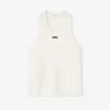 Fear Of God Viscose Wool Woven Tank Top 2 Fear Of God Viscose Wool Woven Tank Top -Fearless Fashion House WovenTankTop FG25FW60 611VWS 051 Bone 1
