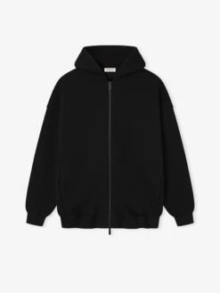 Fear Of God Athletics Zip Up Hoodie -Fearless Fashion House ZipHoodie FG25FW12 120FLC 001 Black 1